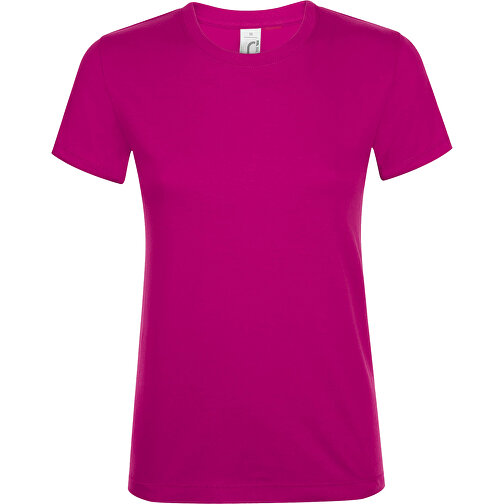 T-Shirt - Regent Women , Sol´s, fuchsia, Baumwolle, XL, 67,00cm x 50,00cm (Länge x Breite), Bild 1