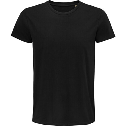 T-Shirt - Pioneer Men , Sol´s, tiefschwarz, Organische Baumwolle, M, 72,00cm x 51,00cm (Länge x Breite), Bild 1
