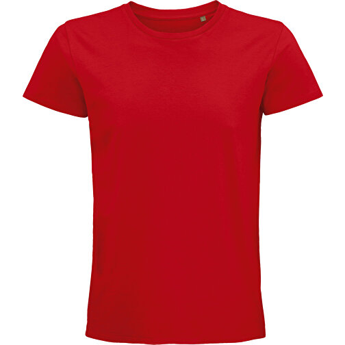 T-Shirt - Pioneer Men , Sol´s, rot, Organische Baumwolle, XL, 76,00cm x 57,00cm (Länge x Breite), Bild 1