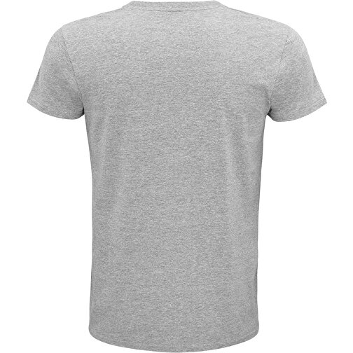 T-Shirt - Pioneer Men , Sol´s, graue melange, Organische Baumwolle, XXL, 78,00cm x 60,00cm (Länge x Breite), Bild 2