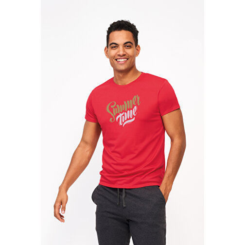 T-Shirt - Sprint , Sol´s, rot, Polyester, M, 72,00cm x 51,00cm (Länge x Breite), Bild 4