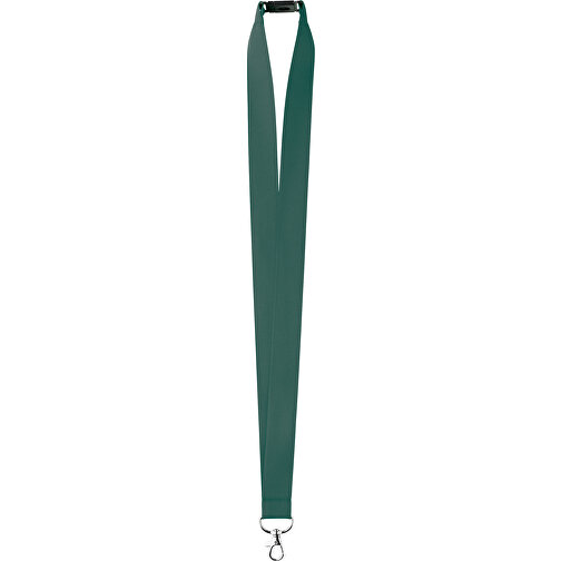 25 Mm Satin Sicherheits Lanyard , tannengrün, Satin, 90,00cm x 2,50cm (Länge x Breite), Bild 1