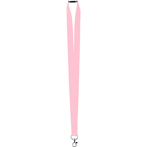 20 Mm Satin Sicherheits Lanyard , rosa, Satin, 90,00cm x 2,00cm (Länge x Breite), Bild 1