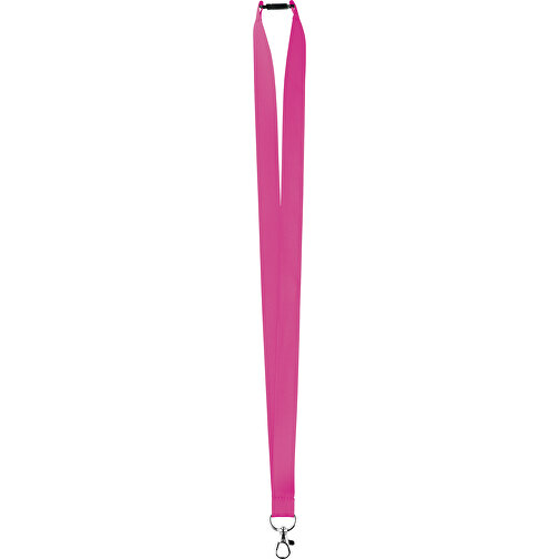 20 Mm Satin Sicherheits Lanyard , pink, Satin, 90,00cm x 2,00cm (Länge x Breite), Bild 1