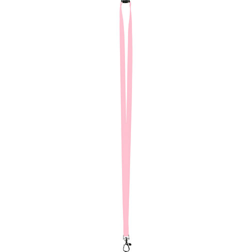 10 Mm Satin Sicherheits Lanyard , rosa, Satin, 90,00cm x 1,00cm (Länge x Breite), Bild 1