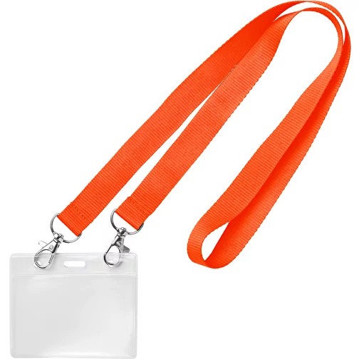 Lanyard de 25 mm avec 2 mousquetons métalliques, Image 1