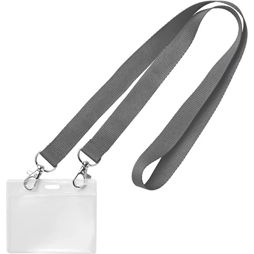 Lanyard de 15 mm avec 2 mousquetons métalliques, Image 1