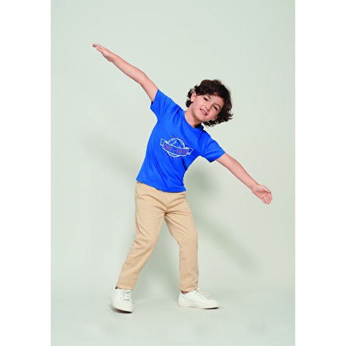 T-Shirt - Pioneer Kids , Sol´s, royal blue, Organische Baumwolle, XL, 106,00cm x 116,00cm (Länge x Breite), Bild 4