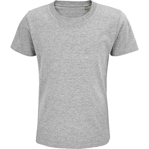 T-Shirt - Pioneer Kids , Sol´s, graue melange, Organische Baumwolle, XL, 106,00cm x 116,00cm (Länge x Breite), Bild 1