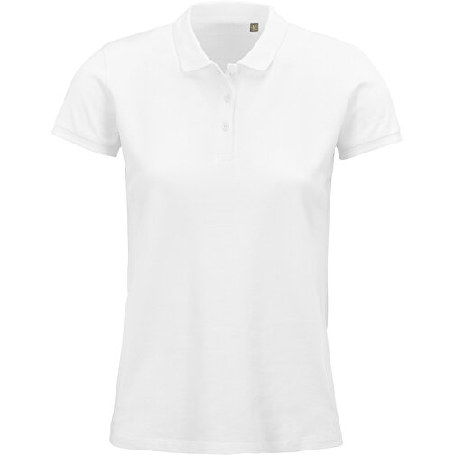 Polo Shirt - Planet Women , Sol´s, weiss, Organische Baumwolle, M, 65,00cm x 45,00cm (Länge x Breite), Bild 1