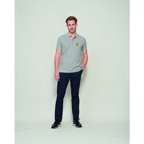 Polo Shirt - Planet Men , Sol´s, weiß, Organische Baumwolle, M, 72,00cm x 52,00cm (Länge x Breite), Bild 4