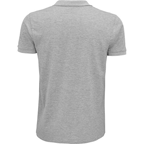 Polo Shirt - Planet Men , Sol´s, graue heide, Organische Baumwolle, L, 74,00cm x 55,00cm (Länge x Breite), Bild 2