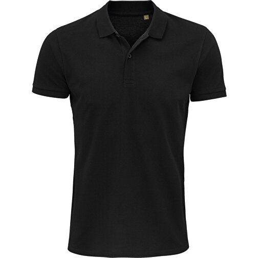 Polo Shirt - Planet Men , Sol´s, schwarz, Organische Baumwolle, S, 70,00cm x 49,00cm (Länge x Breite), Bild 1