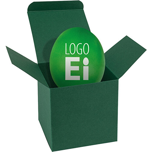 ColorBox LogoEi - Dunkelgrün - Grün , grün, Pappe, 5,50cm x 5,50cm x 5,50cm (Länge x Höhe x Breite), Bild 1