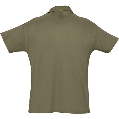 Polo Shirt - Summer Ii , Sol´s, olive-armee-grün, Baumwolle, L, 74,00cm x 56,00cm (Länge x Breite), Bild 2