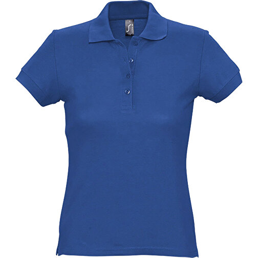 Polo Shirt - Passion , Sol´s, royal blue, Baumwolle, XL, 67,00cm x 52,00cm (Länge x Breite), Bild 1