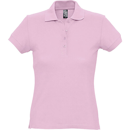 Polo Shirt - Passion , Sol´s, 60iger jahre rosa, Baumwolle, S, 61,00cm x 43,00cm (Länge x Breite), Bild 1