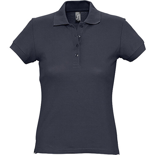Polo Shirt - Passion , Sol´s, navy, Baumwolle, M, 63,00cm x 46,00cm (Länge x Breite), Bild 1