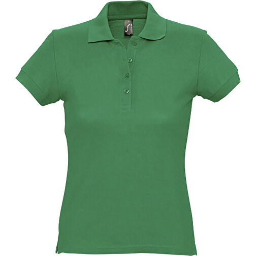 Polo Shirt - Passion , Sol´s, grasgrün, Baumwolle, XXL, 69,00cm x 55,00cm (Länge x Breite), Bild 1