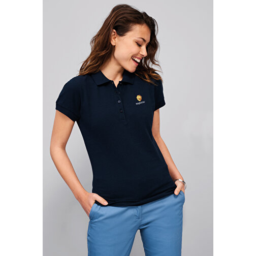 Polo Shirt - Passion , Sol´s, schwarz, Baumwolle, XL, 67,00cm x 52,00cm (Länge x Breite), Bild 4