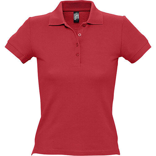 Polo Shirt - People , Sol´s, rot, Baumwolle, XXL, 69,00cm x 55,00cm (Länge x Breite), Bild 1