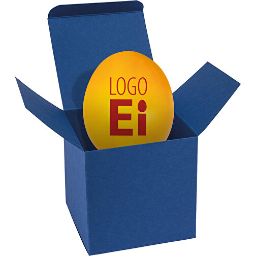 ColorBox LogoEi - Dunkelblau - Gelb , gelb, Pappe, 5,50cm x 5,50cm x 5,50cm (Länge x Höhe x Breite), Bild 1