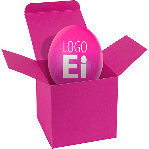 ColorBox LogoEi - Pink - Pink , pink, Pappe, 5,50cm x 5,50cm x 5,50cm (Länge x Höhe x Breite), Bild 1
