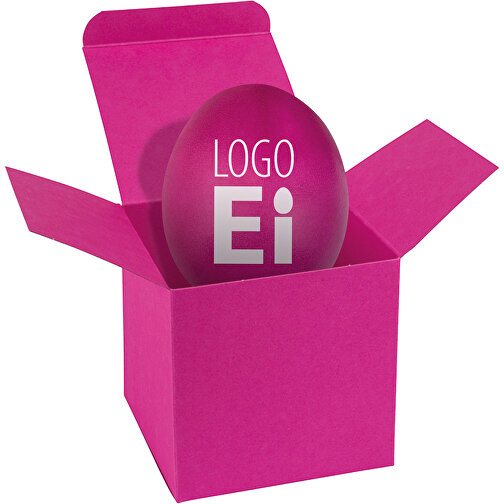 ColorBox LogoEi - Pink - Lila , lila, Pappe, 5,50cm x 5,50cm x 5,50cm (Länge x Höhe x Breite), Bild 1