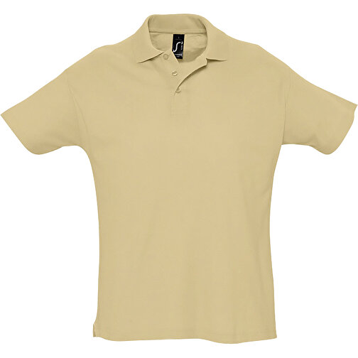 Polo Shirt - Summer Ii , Sol´s, sand, Baumwolle, S, 70,00cm x 50,00cm (Länge x Breite), Bild 1