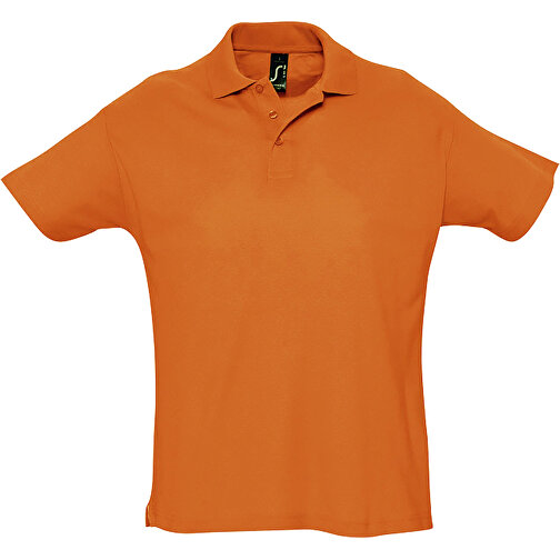 Polo Shirt - Summer Ii , Sol´s, orange, Baumwolle, XS, 68,00cm x 47,00cm (Länge x Breite), Bild 1
