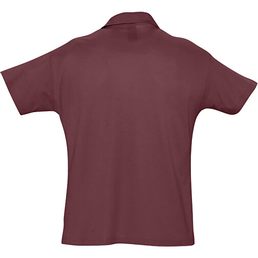 Polo Shirt - Summer Ii , Sol´s, burgund, Baumwolle, XXL, 79,00cm x 62,00cm (Länge x Breite), Bild 2