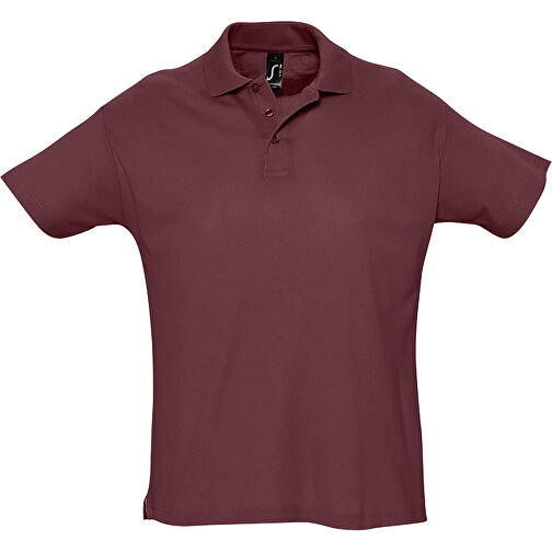 Polo Shirt - Summer Ii , Sol´s, burgund, Baumwolle, XS, 68,00cm x 47,00cm (Länge x Breite), Bild 1