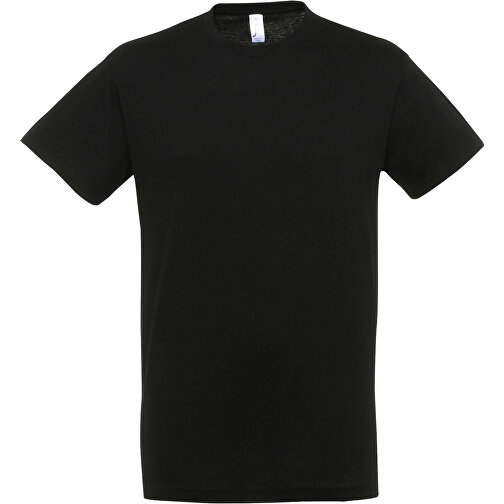 T-Shirt - Regent , Sol´s, tiefschwarz, Baumwolle, M, 72,00cm x 53,00cm (Länge x Breite), Bild 1