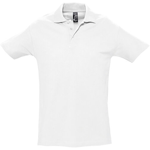 Polo Shirt - Spring Ii , Sol´s, weiss, Baumwolle, S, 70,00cm x 50,00cm (Länge x Breite), Bild 1