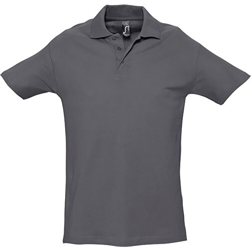 Polo Shirt - Spring Ii , Sol´s, mausgrau, Baumwolle, L, 74,00cm x 56,00cm (Länge x Breite), Bild 1