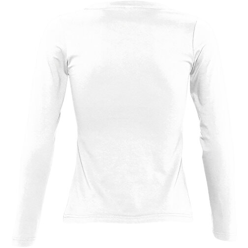 T-Shirt - Majestic , Sol´s, weiß, Baumwolle, M, 62,00cm x 43,00cm (Länge x Breite), Bild 2