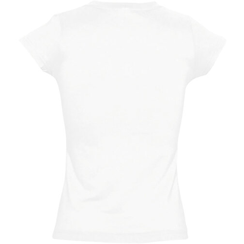 T-Shirt - Moon , Sol´s, weiss, Baumwolle, XXL, 68,00cm x 53,00cm (Länge x Breite), Bild 2
