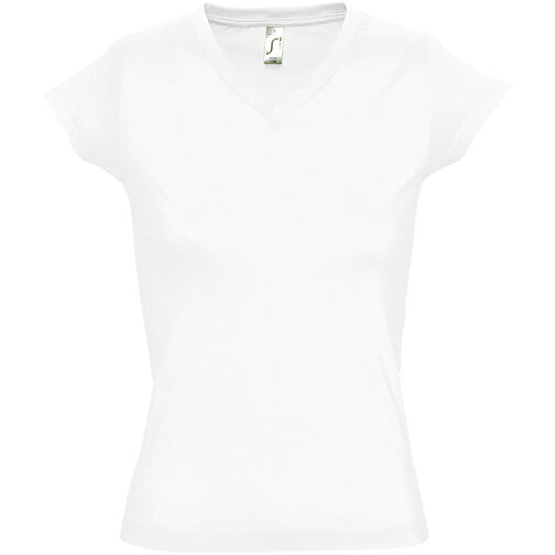 T-Shirt - Moon , Sol´s, weiss, Baumwolle, S, 60,00cm x 41,00cm (Länge x Breite), Bild 1