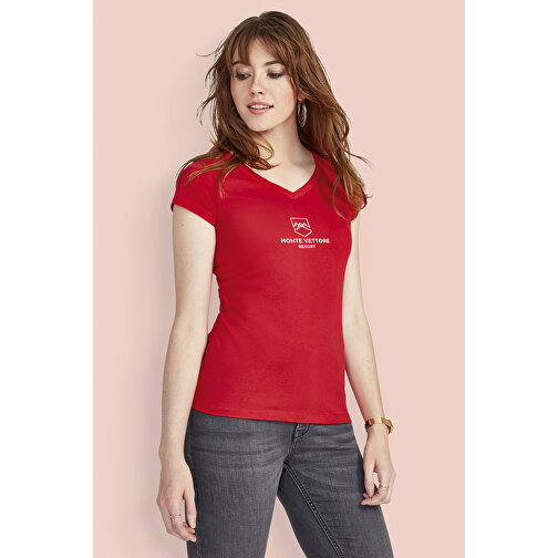 T-Shirt - Moon , Sol´s, rot, Baumwolle, XL, 66,00cm x 50,00cm (Länge x Breite), Bild 4