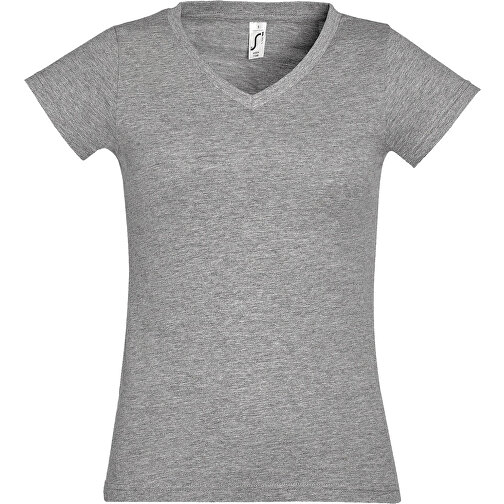 T-Shirt - Moon , Sol´s, graue melange, Baumwolle, XXL, 68,00cm x 53,00cm (Länge x Breite), Bild 1