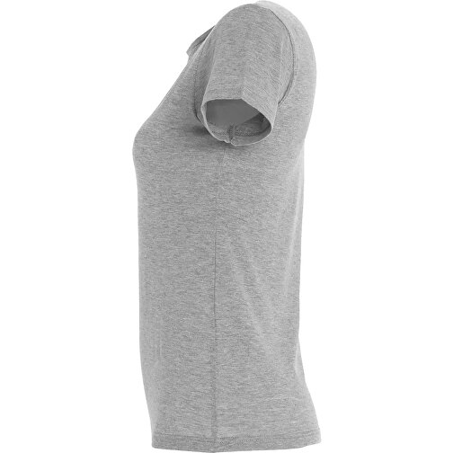 T-Shirt - Miss , Sol´s, graue melange, Baumwolle, XXL, 66,00cm x 52,00cm (Länge x Breite), Bild 3