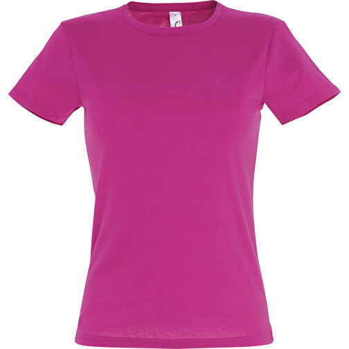 T-Shirt - Miss , Sol´s, fuchsia, Baumwolle, XXL, 66,00cm x 52,00cm (Länge x Breite), Bild 1