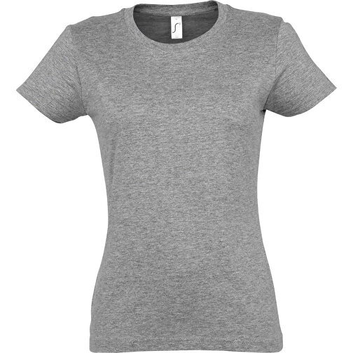 T-Shirt - Imperial Women , Sol´s, graue melange, Baumwolle, XXL, 69,00cm x 53,00cm (Länge x Breite), Bild 1