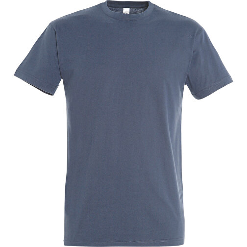 T-Shirt - Imperial , Sol´s, jeans-blau, Baumwolle, S, 70,00cm x 50,00cm (Länge x Breite), Bild 1