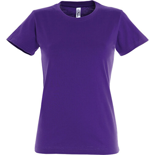 T-Shirt - Imperial Women , Sol´s, dunkellila, Baumwolle, XL, 67,00cm x 50,00cm (Länge x Breite), Bild 1