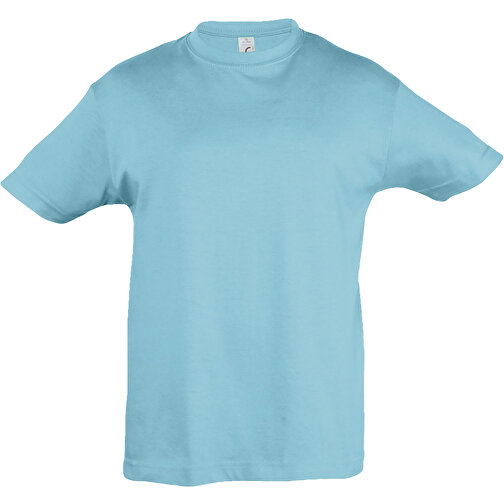 T-Shirt - Regent Kids , Sol´s, atoll blau, Baumwolle, M, 86,00cm x 94,00cm (Länge x Breite), Bild 1