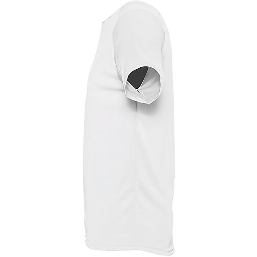 T-Shirt - Sporty , Sol´s, weiß, Polyester, XS, 68,00cm x 47,00cm (Länge x Breite), Bild 3
