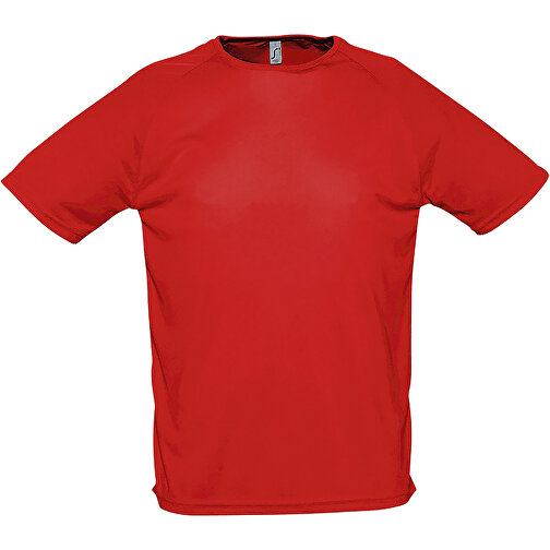 T-Shirt - Sporty , Sol´s, rot, Polyester, S, 70,00cm x 50,00cm (Länge x Breite), Bild 1