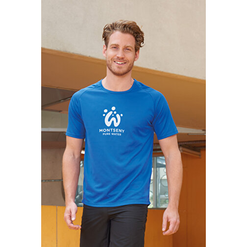 T-Shirt - Sporty , Sol´s, royal blue, Polyester, XXL, 78,00cm x 62,00cm (Länge x Breite), Bild 4