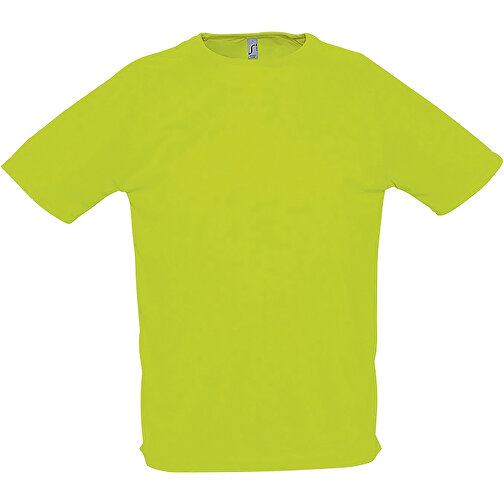 T-Shirt - Sporty , Sol´s, neon-grün, Polyester, L, 74,00cm x 56,00cm (Länge x Breite), Bild 1
